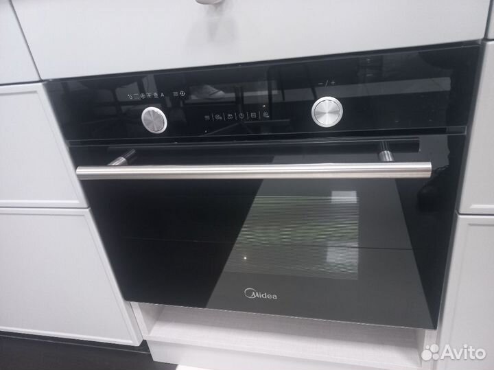 Встраиваемый духовой шкаф с свч Midea TF944EG9-BL