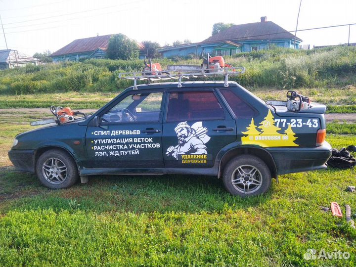 Спил деревьев. Расчистка, планировка