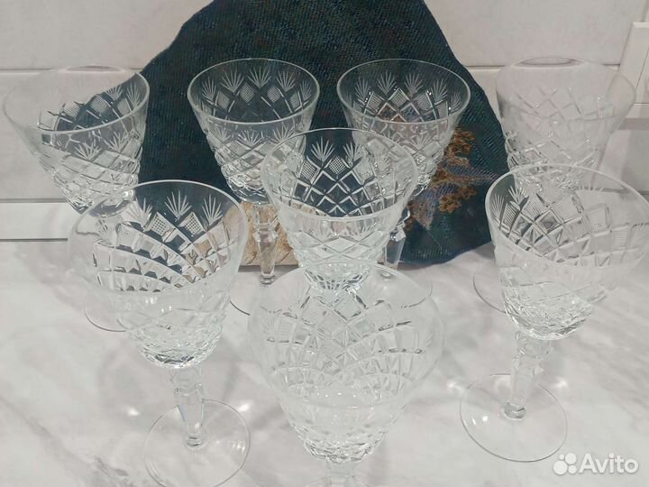 Фужеры хрустальные СССР