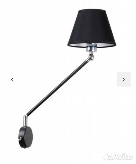 Светильник настенный / бра черный