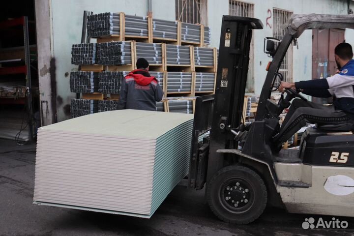 Гипсокартон Кнауф 2000/3000х1200х12,5