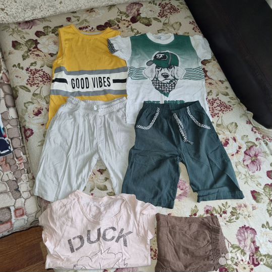 Вещи пакетом на мальчика 128-146