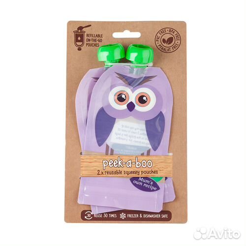 Многоразовые паучи (контейнеры) для пюре