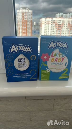 Сухая смесь агуша 2