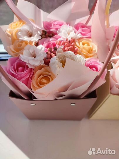 Букет цветов из мыла