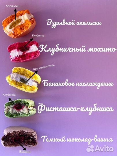Торт из французских макарон