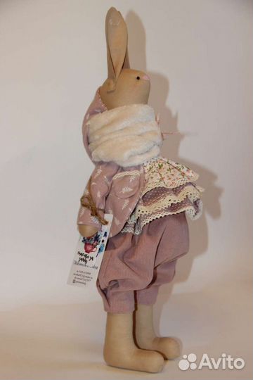 Текстильная интерьерная подарочная игрушка слон