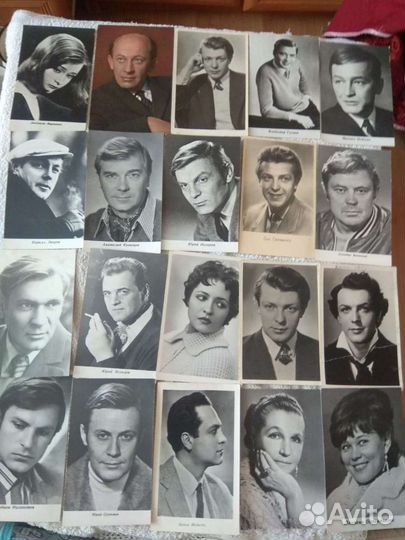 Фотографии открытки актёров СССР