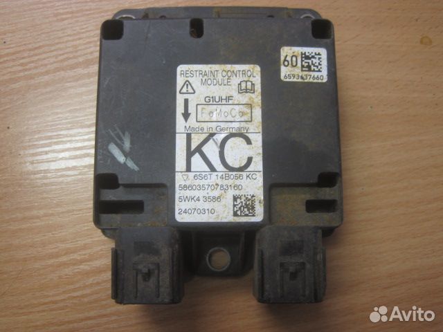 Блок управления AIR BAG ford Fiesta 2001-2007