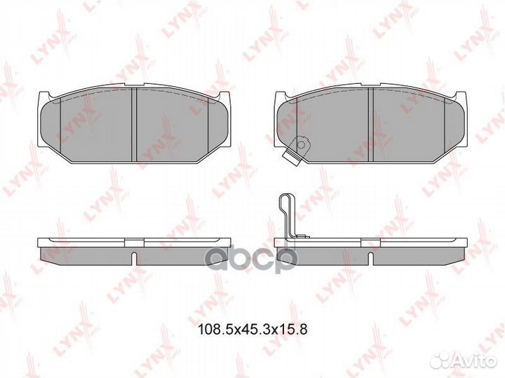 Колодки тормозные дисковые перед BD7303 LYN