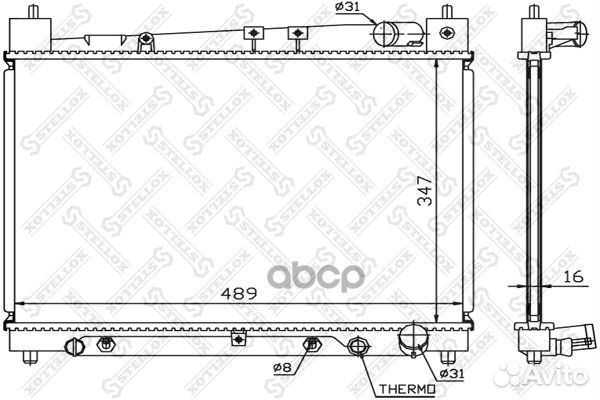 10-25151-SX радиатор системы охлаждения АКПП T