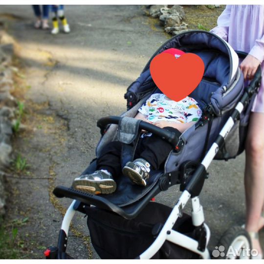Коляска 2 в 1 бу