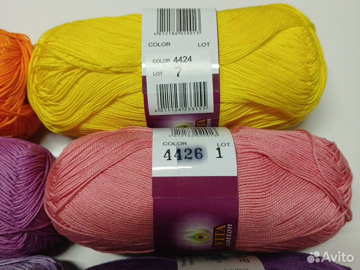 Пряжа vita Cotton daisy - 100% хлопок