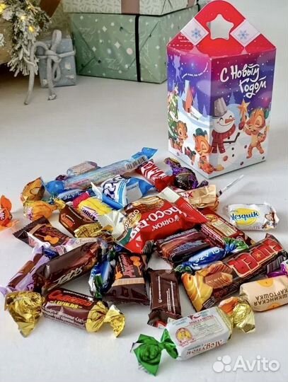 Новогодние подарки сладкие