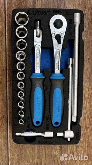 Набор торцевых головок 1/4 предметов 16шт