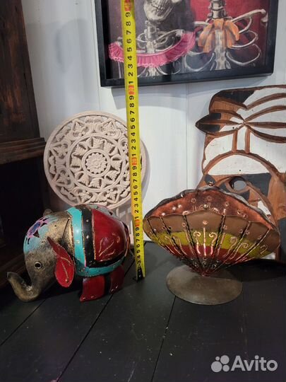 Подсвечник в виде веера.Индонезия