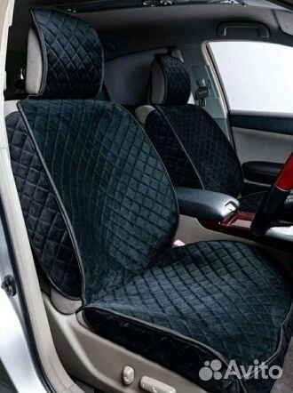 Накидки на сиденья велюр Premium