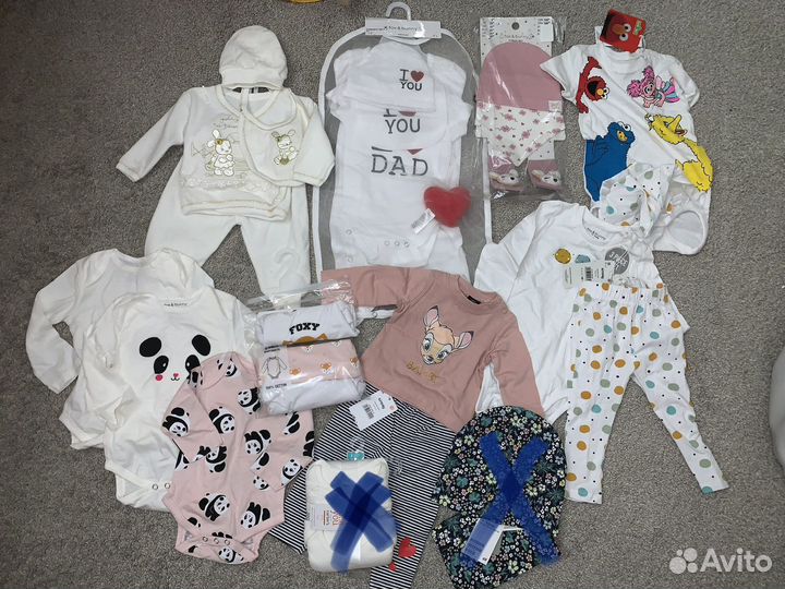 Вещи пакетом на девочку с 0 до 1 года