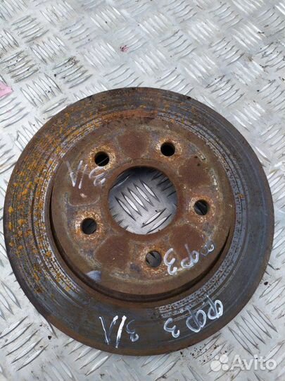 Диск тормозной зад. Ford Focus 3