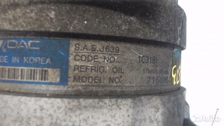 Компрессор кондиционера для chevrolet lacetti