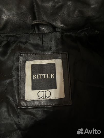 Куртка кожаная мужская зимняя