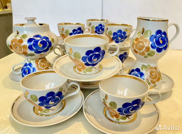 Чайный сервиз Барановка 1960-1970 годы