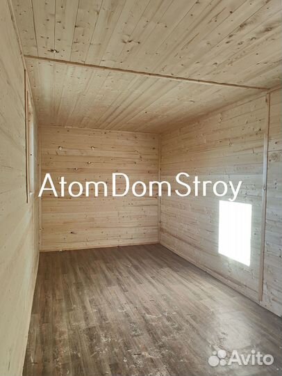 Вагончик бытовка строительная с установкой