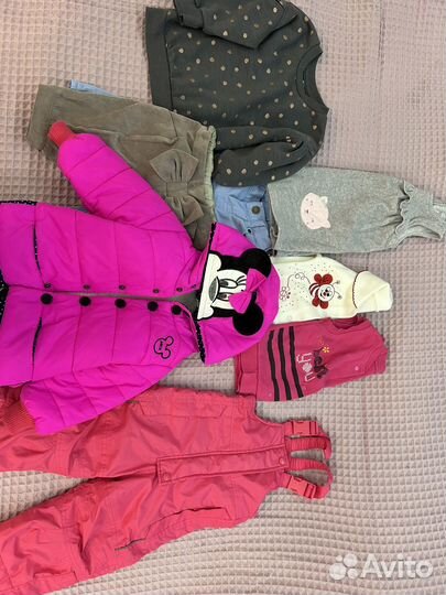 Вещи для малышки пакетом