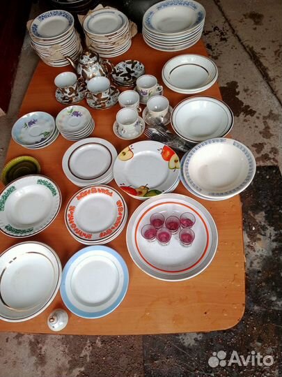 Фаянсовая посуда времён СССР