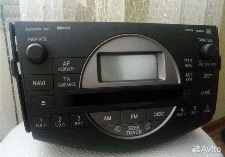 Автомагнитола на toyota RAW4 с CD rom на 6 дисков