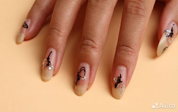 Наклейки для маникюра Bd-081