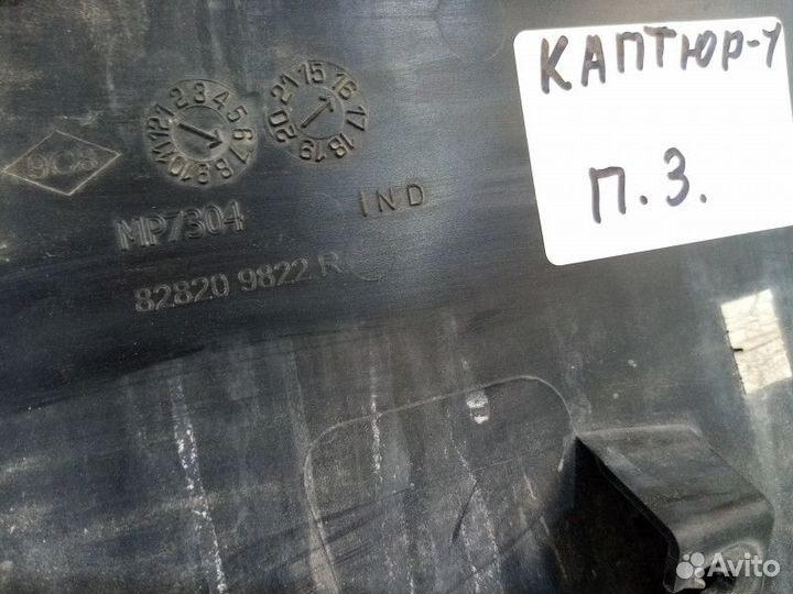 Накладка двери задней правой Renault Kaptur