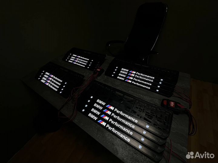 Рамка номерного знака led подсветка