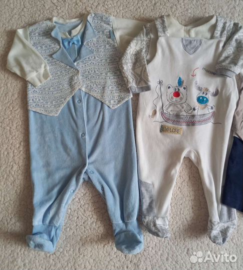 Пакет одежды для малыша от3х до 12мес. 60-68см