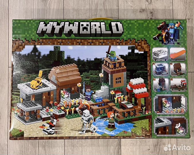 Конструктор деревня майнкрафт