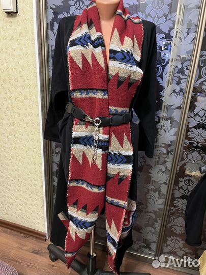 Кардиган женский длинный 52