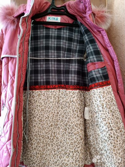 Куртка детская удлинённая зимняя