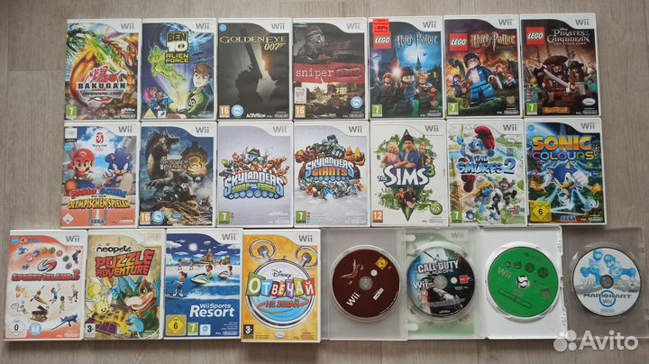 Лицензионные игры PS2, Nintendo Wii/Wii U/DS/3DS