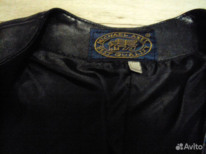 Жилет кожа нат