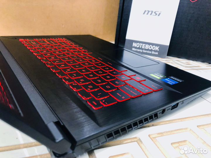 Мощный MSI GF63 Thin/i5-11400H/GTX 1650/IPS 144hz