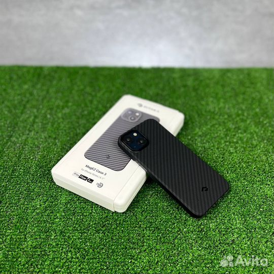 Чехол Pitaka для iPhone 14 - Черный - 1500D