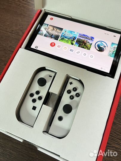 Nintendo Switch oled (+300 игр)