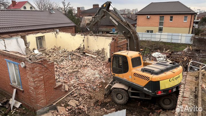 Снос домов - демонтаж дома, демонтаж зданий