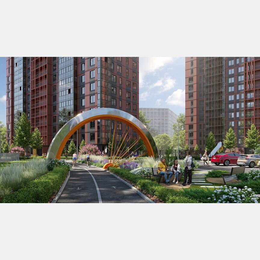1-к. квартира, 38,3 м², 2/23 эт.