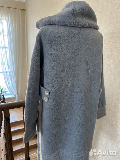 Пальто из экомеха