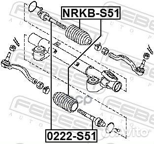 Пыльник рулевой рейки лев nissan teana J31