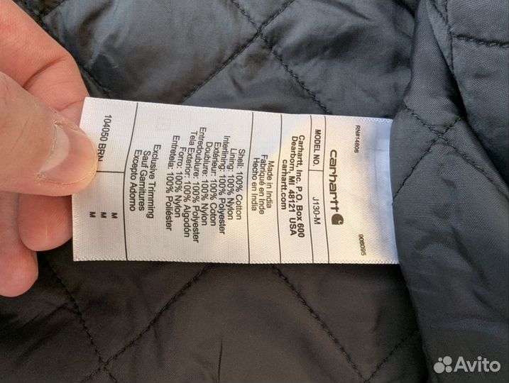 Куртка Carhartt Duck Active j130 оригинал винтаж