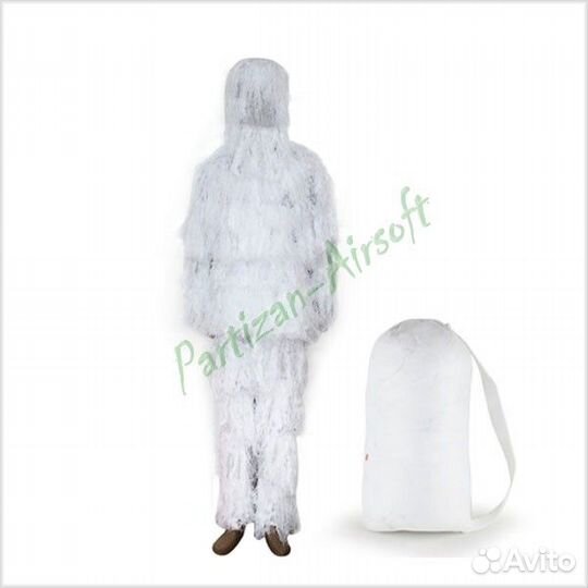 Костюм маскировочный ghillie, Snow