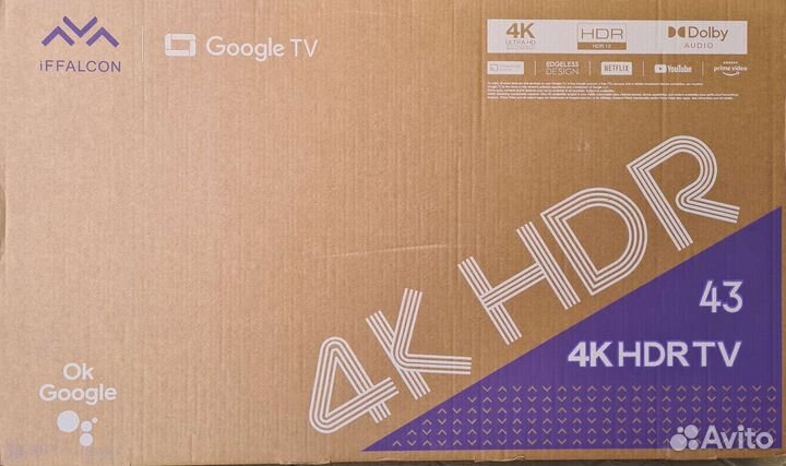 Smart TV 4K 43 дюйма
