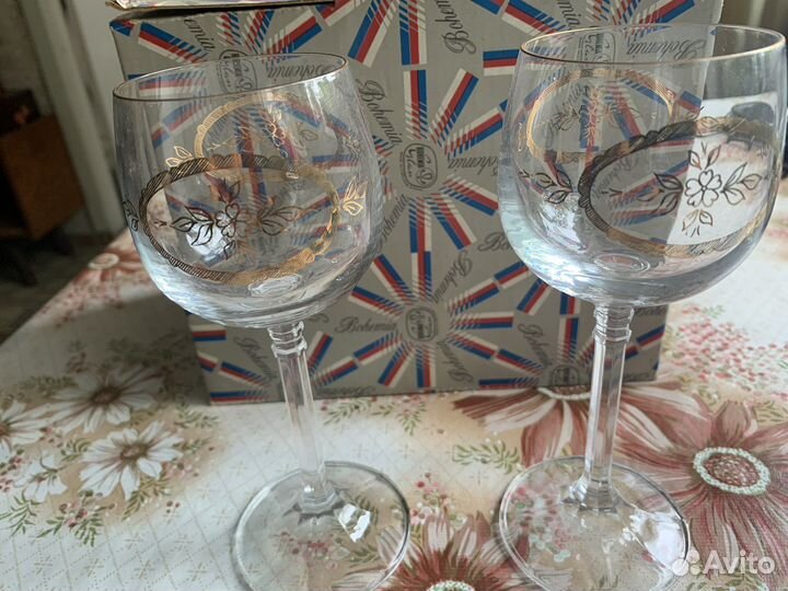 Фужеры богемия